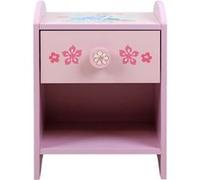 NORTH STAR Table de chevet Princesses Disney - Raiponce et Vaiana - Rose et Bleu Multicolors G