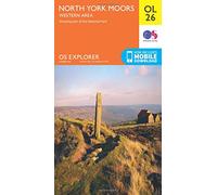 Os Explorer Ol26 North York Moors - Western Area (Os Explorer Map) (Map) Ordnance Survey, (Auteur)