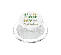 North Yorkshire Coquette Bow pour Filles PopSockets PopGrip pour MagSafe