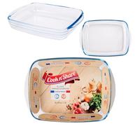 Northam Plat à gratin rectangulaire Cook 'n Share - En verre - Petit format 1,6 l