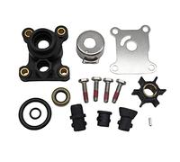 NorthBoat 394711 Kit de turbine de pompe à eau avec boîtier pour Johnson Evinrude 8 9.9 10 15 HP Impeller 386084 2 temps et 4 temps hors-bord 1974 et ultérieurs