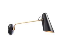 Northern Birdy Wall Swing Wandleuchte, noir / laiton