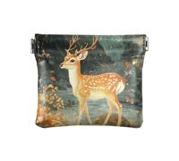 Northern Birds Portefeuille en cuir pour femme Motif oiseaux, Cerf Sika chic, 1 size, Moderne