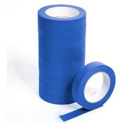 NORTHERN BROTHERS Lot de 10 rouleaux de ruban de masquage pour peinture - 24 mm x 50 m - Bleu