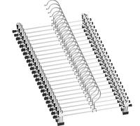 NORTHERN BROTHERS Lot de 50 cintres pour Pantalons avec Clips pour Pantalons