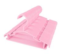 NORTHERN BROTHERS Lot de 80 petits cintres tubulaires en plastique pour vêtements de bébé et de nourrissons Rose