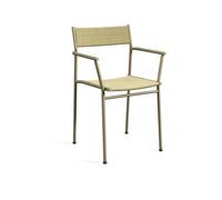 Northern Chaise avec accoudoirs Vev Grey beige-natural rope