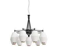 Northern Dahl Chandelier Large Kronleuchter, laiton / noir