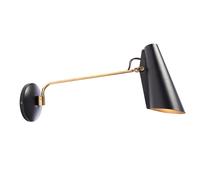 NORTHERN LIGHTING lampe murale applique BIRDY WALL (Noir / Laiton - Métal)