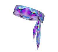 Northern Lights Bandeau de sport à séchage rapide pour homme et femme Motif peinture
