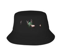 Northern Lights Chapeau de pêcheur pliable et facile à ranger, un excellent outil pour la pêche, la randonnée, le camping et les vacances à la plage Noir