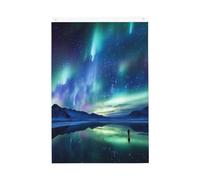 Northern Lights Drapeau de jardin de bienvenue 61 x 91 cm - Ne se décolore pas - Double face - Bannière d'extérieur pour cour, porche, pelouse