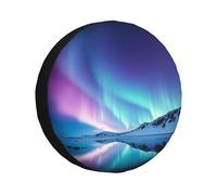 Northern Lights - Housse de pneu de secours étanche à la poussière et portable pour camping-car, VUS, camion, remorque, accessoires de 40,6 cm