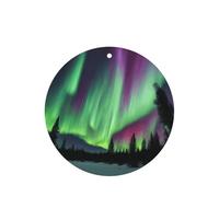 Northern Lights Lot de 10/24 désodorisants ronds pour voiture Parfum lavande