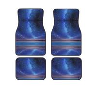 Northern Lights Lot de 4 tapis de sol de voiture pour la plupart des voitures, camions, camionnettes, berlines, véhicules croisés et SUV