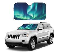 Northern Lights Pare-soleil pour pare-brise de voiture - Réflecteur pliable - Protection universelle pour voitures, SUV, camions - Garde votre véhicule au frais