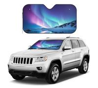 Northern Lights Pare-soleil pour pare-brise de voiture - Réflecteur pliable - Protection universelle pour voitures, SUV, camions - Garde votre véhicule au frais