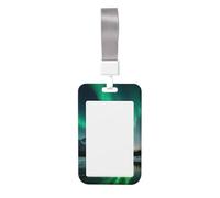 Northern Lights Porte-badge coulissant en plastique rigide pour cartes de travail pour infirmières et bureau