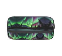Northern Lights Sac de rangement de grande capacité pour les voyages, les fournitures de bureau, le maquillage et l'organisation de bureau, Noir , Taille unique, Trousse de beauté