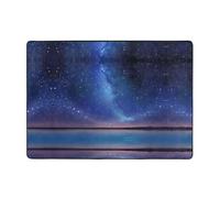Northern Lights Tapis imprimé 203,2 x 147,3 cm, doux, antidérapant et durable pour salon, bureau, et plus encore