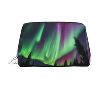 Northern Lights Trousse de toilette portable pour femme, Argenté., Taille unique, Trousse de toilette