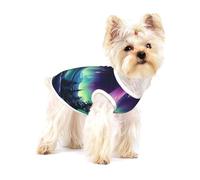 Northern Lights Vêtements pour chiens et chats - Chemise en coton doux pour chien, chat, pyjama pour chiot pour petits chiens comme les teckels et les chihuahuas - Parfait pour les animaux de