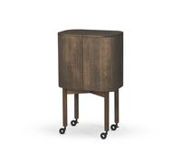 Northern Meuble-bar Loud sur roues Smoked oak