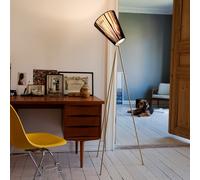 Northern Oslo Wood Lampadaire, E27, 184+161,