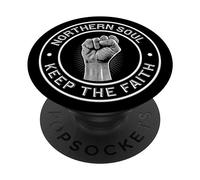 Northern Soul Keep The Faith KTF Fist PopSockets PopGrip Adhésif