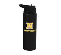 Northern State University Wolves N Logo Stainless Steel Insulated Water Bottle
