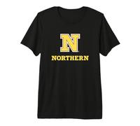 Northern State University Wolves N Logo T-Shirt Haut de Gamme