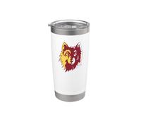 Northern State University Wolves Spirit Mark Logo Gobelet isotherme en acier inoxydable double paroi