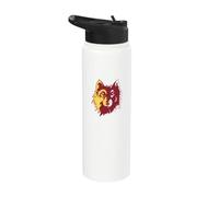 Northern State University Wolves Spirit Mark Logo Stainless Steel Insulated Water Bottle