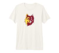 Northern State University Wolves Spirit Mark Logo T-Shirt Haut de Gamme