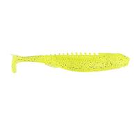 Northland Tackle Eye Candy Paddle Shad Lot de 5 appâts flottants en plastique souple pour pêche au doré jaune Chartreuse argentée 10,2 cm