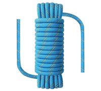 NorthPada 10 mm x 20 Mètre Corde d'escalade, d'ancrage, d'urgence, Suspension, Statique, Nylon pour l'extérieur, Travaux Lourds, Travaux d'arboriculture, Bateaux, Descente en Rappel, Balançoire, Bleu