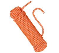 NorthPada 10mm x 5mètres Corde d'escalade, d'ancrage, d'urgence, Suspension, Statique, Nylon pour l'extérieur, Travaux Lourds, Travaux d'arboriculture, Bateaux, Descente en Rappel, Balançoire, Orange