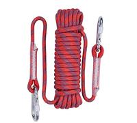NorthPada Corde d'escalade en nylon statique robuste pour la pratique du nouage, le travail d'arboriste, le bateau d'ancrage marin, le rappel d'urgence, la balançoire, 10 mm x 20 m, rouge