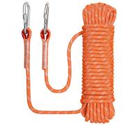 NorthPada Corde d'escalade en nylon statique robuste pour la pratique du nouage, le travail d'arboriste, le bateau d'ancrage marin, le rappel d'urgence, la balançoire, 10 mm x 3 m, orange