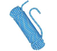 NorthPada Corde d'escalade marine de 10 mm x 5 m, corde d'ancrage, corde de bateau, corde flottante, corde flottante, corde à voile, corde statique, bleu