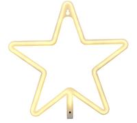 Northpoint Applique murale LED en forme d'étoile pour chambre d'enfant - Lampe de fenêtre - Veilleuse - Fonctionne avec 3 piles AA ou USB