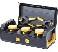 Northpoint Lot de 3 lampes de travail LED pour voiture avec batterie intégrée de 2000 mAh - Avec mallette de chargement - 2 pinces de table - Support magnétique