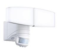 Northpoint Projecteur LED avec détecteur de mouvement crépusculaire - Régulateur de durée d'éclairage et de puissance lumineuse pour l'intérieur et l'extérieur - 6000 K - 2 x 450 lm - Blanc