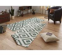NORTHRUGS Tapis d'extérieur réversible Malte résistant aux intempéries - Motif géométrique Moderne - pour Balcon, terrasse, Jardin, Jardin d'hiver - Tapis de Salon - en polypropylène imperméable -