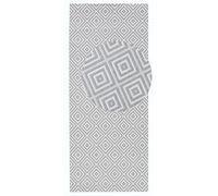 NORTHRUGS Tapis d'intérieur et d'extérieur à Carreaux, 80 x 200 cm, résistant aux intempéries, Moderne, Motif géométrique, à Carreaux, Design Allover, pour Balcon, terrasse, Jardin, Jardin d'hiver
