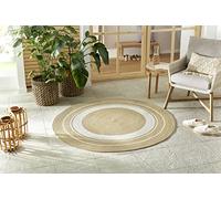 NORTHRUGS Trenzado Tapis Rond pour l'intérieur et l'extérieur, résistant aux intempéries, Facile d'entretien, Aspect Fait Main, pour l'intérieur et l'extérieur, Tapis d'extérieur tissé pour Balcon,
