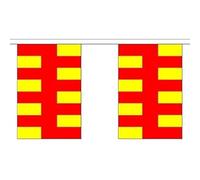 Northumberland Guirlande de fanions en polyester 6 m 20 fanions FlagSuperstore