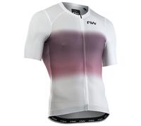 Northwave Maillot de cyclisme Blade Air manches courtes Blanc / Dusty Malva Taille L