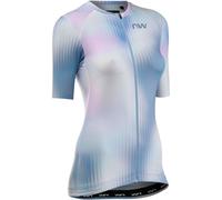 NORTHWAVE Blade W Jersey Short Sleeve - Femme - Blanc / Bleu / Rose - taille L- modèle 2026