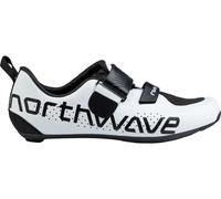 Northwave Chaussures de triathlon Tribute Carbon Blanc/Noir Homme EU 44